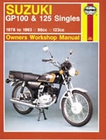 Reparaturanleitung Suzuki GP100 & 125 Singles (78 - 93)  (VERSANDKOSTENFREI)