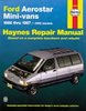 Reparaturanleitung Ford Aerostar Mini-vans (86 - 97) (VERSANDKOSTENFREI)