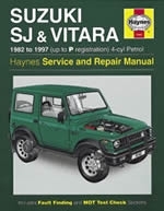 Reparaturanleitung Suzuki SJ Series, Samurai & Vitara (4-cyl) Petrol (82 - 97) (VERSANDKOSTENFREI)