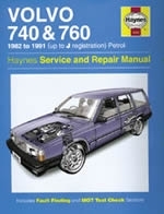 Reparaturanleitung Volvo 740 & 760 Petrol (82 - 91) (VERSANDKOSTENFREI)