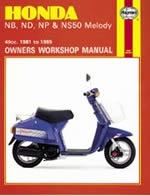 Reparaturanleitung Honda NB, ND, NP & NS50 Melody Roller Scooter (VERSANDKOSTENFREI)