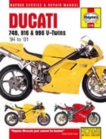 Reparaturanleitung Ducati 748, 916 and 996 4-valve V-Twins (94 - 01) (VERSANDKOSTENFREI)