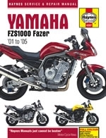 Reparaturanleitung Yamaha Fazer FZS1000 2001 - 2005  (VERSANDKOSTENFREI)