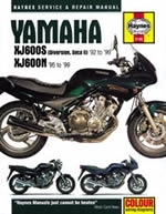 Reparaturanleitung Yamaha XJ600S Diversion, Seca II & XJ600N Fours (92 - 03)  (VERSANDKOSTENFREI)