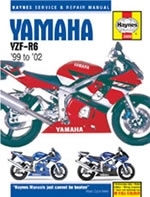 Reparaturanleitung Yamaha YZF-R6 (98 - 02)  (VERSANDKOSTENFREI)