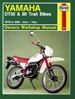 Reparaturanleitung Yamaha DT50 & 80 Trail Bikes (78 - 95) (VERSANDKOSTENFREI)