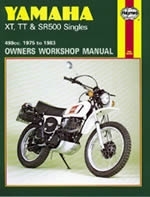 Reparaturanleitung Yamaha XT, TT & SR500 Singles (75 - 83)  (VERSANDKOSTENFREI)