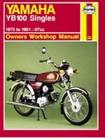 Reparaturanleitung Yamaha YB100 Singles (73 - 91)  (VERSANDKOSTENFREI)