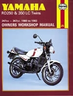 Reparaturanleitung Yamaha RD250 & 350LC Twins (80 - 82)  (VERSANDKOSTENFREI)