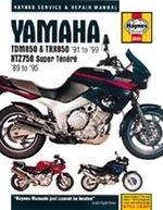 Reparaturanleitung Yamaha TDM850, TRX850 and XTZ750 (89 - 99)  (VERSANDKOSTENFREI) Mängelexemplar