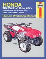 Reparaturanleitung Honda TRX300 Shaft Drive ATV (88 - 00) (VERSANDKOSTENFREI)