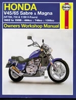 Reparaturanleitung Honda V45/65 Sabre & Magna (82 - 88)  (VERSANDKOSTENFREI)