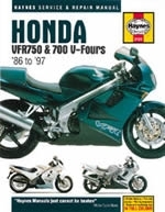 Reparaturanleitung Honda VFR750 and 700 V-Fours (86 - 97)  (VERSANDKOSTENFREI)