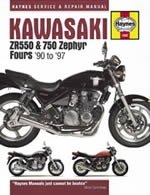 Reparaturanleitung Kawasaki ZR550 and 750 Zephyr Fours (90 - 97)  (VERSANDKOSTENFREI)