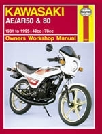 Reparaturanleitung Kawasaki AE/AR 50 and 80 (81 - 95) (VERSANDKOSTENFREI)
