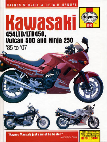 Reparaturanleitung Kawasaki EN450 & 500 Twins ( Ltd/Vulcan ) (85 -07)