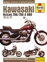 Reparaturanleitung Kawasaki Vulcan 700 / 750 and 800 (85 - 06)  (VERSANDKOSTENFREI)