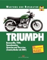 Reparaturanleitung Triumph Bonneville 2001 - 2005 DEUTSCH (VERSANDKOSTENFREI)