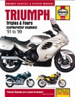 Reparaturanleitung Triumph Triples and Fours Sprint Trident Trophy  (91 - 04) (VERSANDKOSTENFREI)
