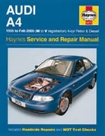Reparaturanleitung Audi A4 Petrol & Diesel (95 - Feb 00) M to V (VERSANDKOSTENFREI)