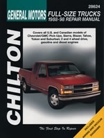 Reparaturanleitung General Motors & Chevrolet Pick-Ups (88 - 98) (VERSANDKOSTENFREI)