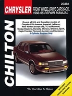 Reparaturanleitung Chrysler Front Wheel Drive Cars  6 Cyl (88 - 95) (VERSANDKOSTENFREI)