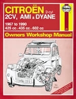 Reparaturanleitung Citroen 2CV, Ami & Dyane (67 - 90)  (VERSANDKOSTENFREI)