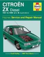 Reparaturanleitung Citroen ZX Diesel 1991 - 1998 (VERSANDKOSTENFREI)