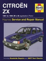 Reparaturanleitung Citroen ZX Petrol 1991 -1998  (VERSANDKOSTENFREI)