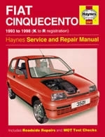 Reparaturanleitung Fiat Cinquecento (93 - 98) K to R (VERSANDKOSTENFREI)