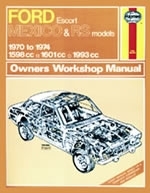 Reparaturanleitung Ford Escort Mk I Mexico, RS 1600 & RS 2000 (70 - 74) up to N (VERSANDKOSTENFREI)