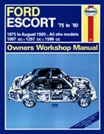 Reparaturanleitung Ford Escort (75 - Aug 80) up to V (VERSANDKOSTENFREI)