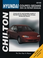 Reparaturanleitung Hyundai Coupes/Sedans (94 - 98) (VERSANDKOSTENFREI)