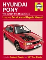 Reparaturanleitung Hyundai Pony (85 - 94) C to M (VERSANDKOSTENFREI)