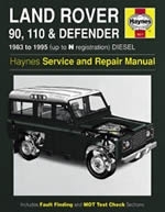 Reparaturanleitung Land Rover 90, 110 & Defender Diesel (1983 - 2007) up to N (VERSANDKOSTENFREI)