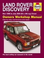 Reparaturanleitung Land Rover Discovery Diesel (1999 -2004) G to S (VERSANDKOSTENFREI)