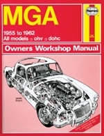 Reparaturanleitung MGA Tourer, Two-Seater & Coupe (55 - 62) (VERSANDKOSTENFREI)