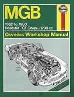Reparaturanleitung MGB Roadster ,GT Coupe (62 - 80) up to W (VERSANDKOSTENFREI)