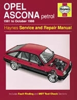 Reparaturanleitung Opel Ascona Petrol (81 - 88) (VERSANDKOSTENFREI)