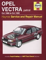 Reparaturanleitung Opel Vectra Petrol (Oct 88 - Oct 95) (VERSANDKOSTENFREI)
