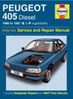 Reparaturanleitung Peugeot 405 Diesel (88 - 97) E to P (VERSANDKOSTENFREI)