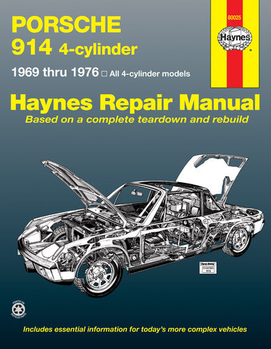 Reparaturanleitung Porsche 914 (4-cyl) (69 - 76) (Versankostenfrei)