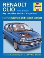 Reparaturanleitung Renault Clio Petrol & Diesel (May 98 - May 01) R to Y (VERSANDKOSTENFREI)