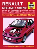 Reparaturanleitung Renault Megane & Scenic Petrol & Diesel (Apr 99 - 02) T-reg. onwards (VERSANDKOSTENFREI)