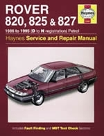 Reparaturanleitung Rover 820, 825 & 827 Petrol (86 - 95)
