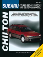 Reparaturanleitung Subaru Coupes/Sedans/Wagons (85 - 96) (VERSANDKOSTENFREI)