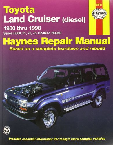 Reparaturanleitung Toyota Land Cruiser Diesel (80 - 98) (VERSANDKOSTENFREI)