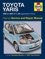 Reparaturanleitung  Toyota Yaris Petrol (99 - 05) T to 05 (VERSANDKOSTENFREI)