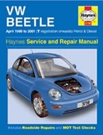 Reparaturanleitung VW Beetle Petrol & Diesel (Apr 99 - 01) T-reg. onwards (VERSANDKOSTENFREI)