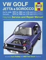 Reparaturanleitung VW Golf, Jetta & Scirocco Mk 1 Petrol 1.5, 1.6 & 1.8 (74 - 84) up to A (VERSANDKOSTENFREI)
